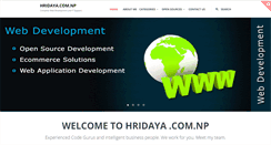 Desktop Screenshot of hridaya.com.np