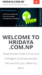 Mobile Screenshot of hridaya.com.np